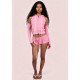 Solid Color Hooded Sport Two Piece Shorts Set FOSF-8863