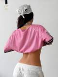 Sport Lace Patchwork Print Tops GTGE-MH1012