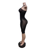 Yoga Sport Tight Seventh Jumpsuit MEM-88708