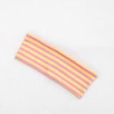 Stripe Halterneck Backless Top Seventh Pants Suit(With Headscarf) MXBF-C26ST206
