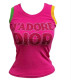 VIP1 Contrast-Color Letter Embroidered Tank Top GNJF-Z1325