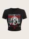 Print Short Sleeve T Shirt GJFE-DIY-NVTX05