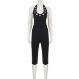 Halterneck Backless Fifth Jumpsuit GPKJ-MR49625