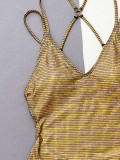 Sexy Solid Color One Piece Swimsuit CSYZ-D93R