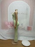 Sleeveless Sport Tank Tops Two Piece Pants Set SFY-871