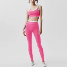 Running Sports Yoga Bra And Long Pants Outfit Set YWHR-B6531+K6532