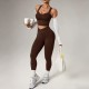 Running Sports Yoga Vest And Long Pants Suit YWHQ-WT26027