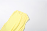 Solid Color O Neck Backless Maxi Dress GZJQ-K6D10924A