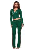 VIP1 Letter Print Long Sleeve Pants 2 Piece Set GFCF-1506