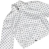 Polka Dot Print Zipper Jackets Two Piece Short Set AIL-361