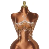 Beaded Bra Chain Top GZYY-25451