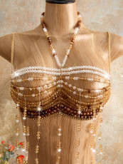 Beaded Bra Chain Top GZYY-25451