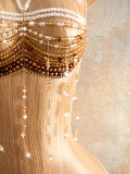 Beaded Bra Chain Top GZYY-25451