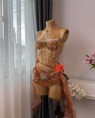 Beaded Bra Chain Top GZYY-25451