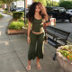 Mesh Patchwork Sleeveless Two Piece Pants Set MXBF-Y26ST267