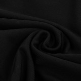 Hollow Out Deep V Neck Maxi Dress GSZM-C26DS262