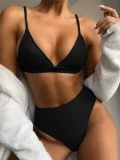 Solid Color Bikinis 2 Piece Swimsuit CSYZ-B170