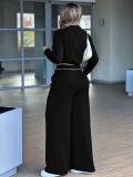Casual Long Sleeve Two Piece Pants Set MIL-321