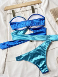 Contrast Color Bikinis 2 Piece Swimsuit CSYZ-C567QY