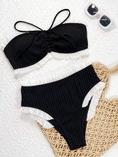 Sexy Wrap Chest Bikinis 2 Piece Swimsuit CSYZ-G238R