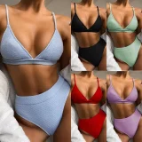 Solid Color Bikinis 2 Piece Swimsuit CSYZ-B170
