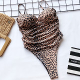 Sexy Print Sling One Piece Swimsuit CSYZ-B07