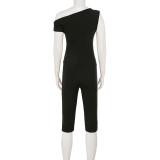 Slash Neck Casual Sport Jumpsuit GPKJ-MR49862