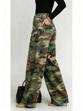 Camouflage Print Loose Jeans OD-8782