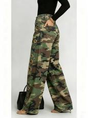Camouflage Print Loose Jeans OD-8782