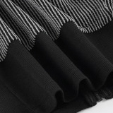 Sport Zipper Knits Two Piece Shorts Set GPKJ-MR50085
