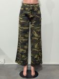 Camouflage Print Loose Jeans OD-8782
