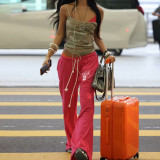 Letter Print Drawstring Sport Pants GPKJ-MR49453