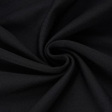 Hollow Out Split Short Sleeve Maxi Dress GPKJ-MR46783