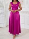 Ice-Silk Solid Color Maxi Dress GYLY-9848