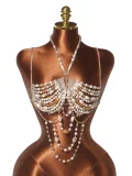 Colorful Beaded Body Chain Tank Top GZYY-B27374