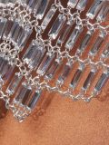 Halterneck Backless Shiny Diamond Chain Top GZYY-B25633