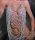 Sexy Beading Nightclub Chest Chain Tops GZYY-B24696