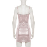 Sexy Sequin Sling Mini Dress GPKJ-MR49916
