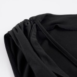 Sleeveless Backless Splits Mini Dress GPKJ-MR50056