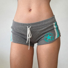 Five-Pointed Star Embroidery Sport Shorts GPKJ-MR49481
