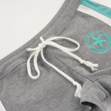 Five-Pointed Star Embroidery Sport Shorts GPKJ-MR49481