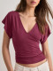 Short Sleeve V Neck T Shirt MIL-L381