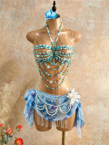 Multi-layered Colorful Bead Body Chain GZYY-B27014