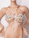 Beaded Halterneck Bra Top  GZYY-25085