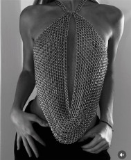 Metal Chain Deep-V Top GZYY-27192