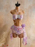Pearl Tassel Halterneck Top  GZYY-B27279