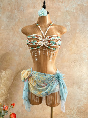 Beaded Halterneck Bra Top  GZYY-25085