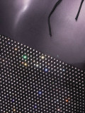 Sexy BacklessHalterneck Fishnet Rhinestone Dress GZYY-21277