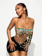 Hollow Out Backless Colored Gemstone Body Chain GZYY-B24652