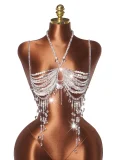 Beaded Bra Butterfly Pendant Body Chain GZYY-B25774